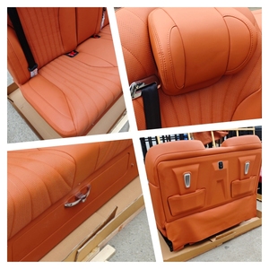 Sofá Cama Trasero de Lujo para Van de <span class=keywords><strong>9</strong></span> Asientos, Silla Reclinable Eléctrica con Masaje, Mesa Plegable, Asiento Tipo Camper - Product Image 2