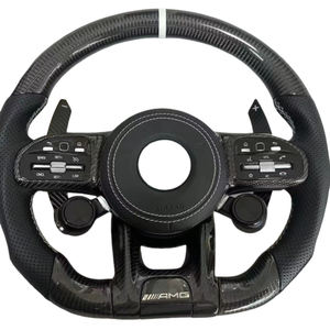 <span class=keywords><strong>Prix</strong></span> de gros pour le volant en fibre de carbone véritable Mercedes Benz, housse de volant AMG GT - Product Image 1