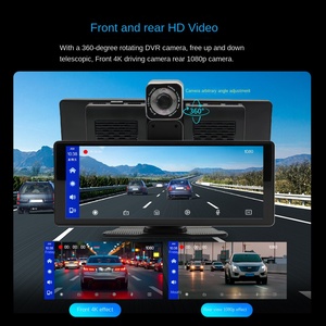 Grabadora de navegación Carplay portátil de 10,26 pulgadas Control central de tablero grande con sistema <span class=keywords><strong>Bluetooth</strong></span> Garantía de 1 año - Product Image 3