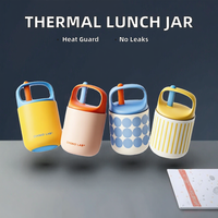 Boîte à lunch carrée isotherme pour petit-déjeuner, 450 ml, couvercle en plastique, cuillère, acier inoxydable 304, anti-fuite, compatible micro-ondes