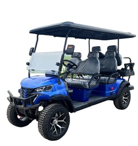 Chariot de golf électrique bon marché à 4 roues 6 places électrique <span class=keywords><strong>4x4</strong></span> utilitaire au lithium Off Road Club Car chariot de golf - Product Image 4