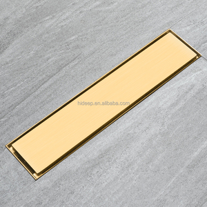 Scarichi doccia Standard USA con adattatore filettato e giunto in gomma bagno inserto per piastrelle in acciaio inossidabile scarico lineare a pavimento - Product Image 2