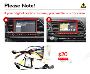 Autoradio Android MEKEDE 9 pouces pour Hyundai Elantra AD Avante AD 2016 à 2020 Lecteur multimédia de voiture <span class=keywords><strong>GPS</strong></span> avec support de montage - Product Image 4