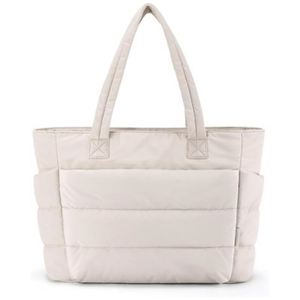 Sac fourre-tout léger et moelleux en polyester pour femme, idéal pour la plage, la gym, les voyages, le travail et le transport d'ordinateur portable - Product Image 3
