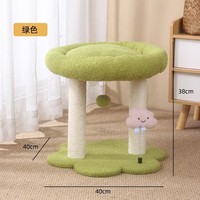 Échelle à gratter pour chat en corde de sisal, centre de jeu pliable en bois, design moderne et mignon