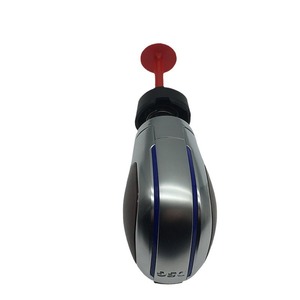 Pommeau de levier de vitesse pour voiture Vw 16D 713 203, poignée ergonomique en bois de pêche à bords bleus pour transmission Dsg - Product Image 1