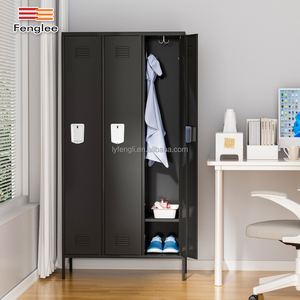 Armoire Métallique Personnalisée en Ligne à 3 Portes pour Vestiaire Scolaire, de Gymnase ou de Personnel – Idéale pour Vêtements de Travail – Armoire en Acier en Promotion - Product Image 1