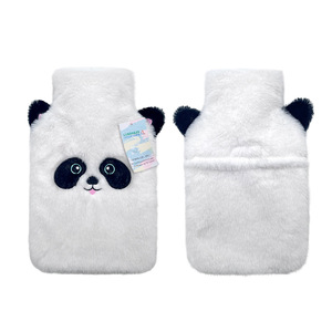<span class=keywords><strong>Bouillotte</strong></span> en caoutchouc de haute qualité 1L 2L avec housse en peluche Panda et masque pour les yeux, chauffe-mains, design animalier, vente en gros - Product Image 3