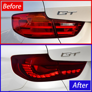Para <span class=keywords><strong>BMW</strong></span> 3 Series 320i 325i 330i F34 GT 2013-<span class=keywords><strong>2020</strong></span> LED montaje de luces traseras de coche actualización Dragon Scale accesorios de herramientas de luz trasera - Product Image 3