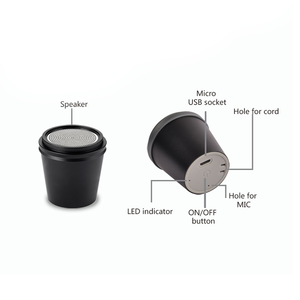 Altoparlante Wireless Portatile 2026 V5.0 con Microfono Integrato, AUX, Mini Speaker a Forma di Tazza da Caffè, Fino a 10 Ore di Riproduzione - Product Image 5