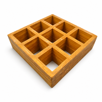 Plancher à lattes en fibre de verre 38x38mm, panneau antidérapant en PRV pour l'évacuation du fumier, pour enclos à porcs et poulaillers, personnalisable