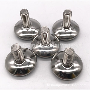 304 Stainless Steel <b>Adjustable</b> Feet For Furniture <b>Table</b> Chair <b>Legs</b> Anti Slip Pads Modern Design - Product Image 1