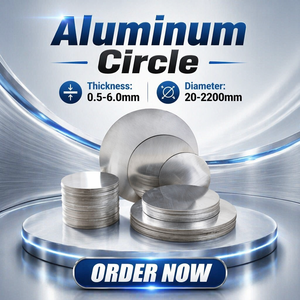 Fabricant de cercles en aluminium 1050 1060 5052, plaque ronde avec 99% d'aluminium, surface revêtue pour ustensiles de cuisine, casseroles, poêles, marque HY - Product Image 1