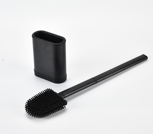 Porte-<span class=keywords><strong>brosse</strong></span> de toilette mural en acier inoxydable avec <span class=keywords><strong>brosse</strong></span> souple en TPR - Product Image 3