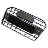Grille de pare-chocs avant supérieure centrale pour AUDI S6 C7PA 2016 2017 2018, grille en maille noire brillante, remplacement direct, neuf