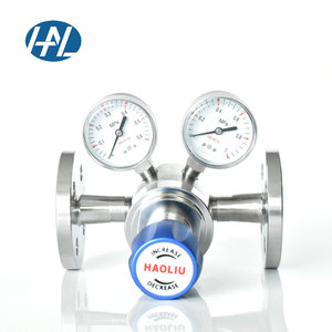 Thép không gỉ 316 hoành 2inch điều chỉnh áp suất không khí DN25 50 mặt bích cho oxy O2 CL2 khí 50 mặt bích điều chỉnh áp suất - Product Image 2