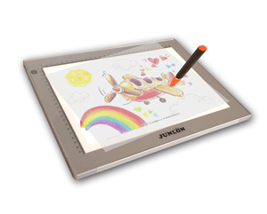 <span class=keywords><strong>Tablette</strong></span> <span class=keywords><strong>lumineuse</strong></span> LED à cadre en aluminium ultra-mince à 4 niveaux de luminosité, pour <span class=keywords><strong>dessin</strong></span> et traçage - Product Image 1