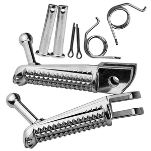 Repose-pieds avant en aluminium usiné CNC pour R1 R6 MT07 MT09 <span class=keywords><strong>FZ1</strong></span>, poignée ergonomique et pédales de style <span class=keywords><strong>racing</strong></span> durables - Product Image 1