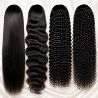 Perruque Lace Front Sans Colle en Cheveux Humains Naturels Marron Pré-Pluckée pour Femmes