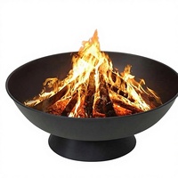 Brasero extérieur moderne en métal robuste, écologique, avec revêtement en poudre, pour granulés de bois, logo personnalisé