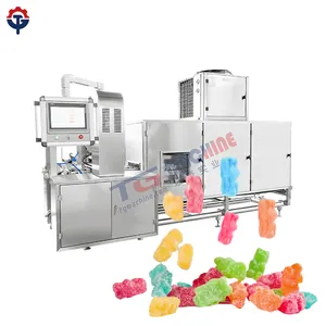Sakızlı şeker üretimi için son teknoloji basitleştirilmiş operasyonel prosedürler teknolojisi jel bazlı şekerleme makinesi