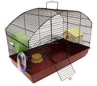 Kit de démarrage pour hamster de 23 pouces, cage pour petits animaux, cage pour hamsters et gerbilles, cage pour animaux de compagnie d'intérieur et petits animaux