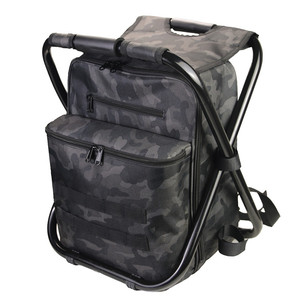 حقيبة ظهر كرسي للصيد سهل الحمل وقابل للطي ومتعدد الوظائف للأماكن الخارجية من Mydays - Product Image 1