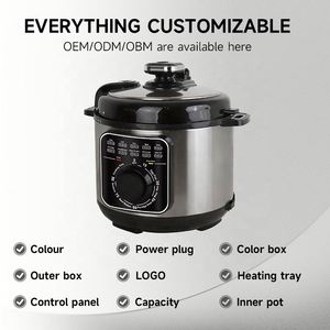 Autocuiseur Électrique Multifonction en Acier Inoxydable 5L 6L 8L 10L 12L, Vente en Gros Usine OEM ODM, Cuiseur à Riz Haute Pression - Product Image 5