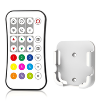 Télécommande RF ultra-mince 1 zone RGB/RGBW R9 avec voyant lumineux LED pour éclairage RGB/RGBW