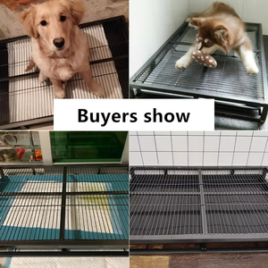 Atacado Grande Capacidade com Aço Inoxidável <span class=keywords><strong>Indoor</strong></span> Stainless Steel <span class=keywords><strong>Dog</strong></span> Potty Pet <span class=keywords><strong>Toilet</strong></span> Anti-mordida Litter Box Training Tray - Product Image 3