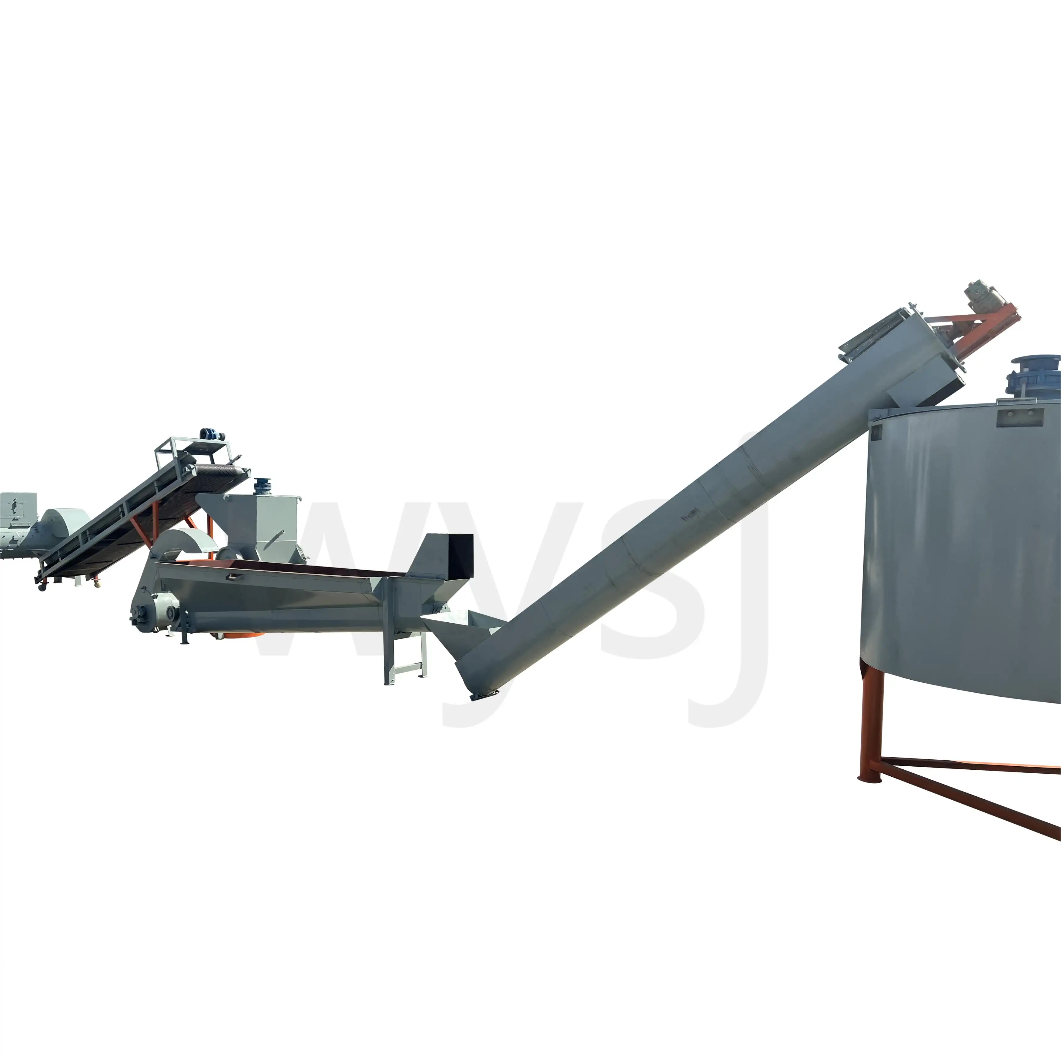 Different capacities pet plastic bottle recycling machine for plastic hot washing line