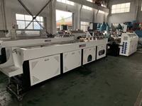 Machine d'extrusion de tuyaux à double vis et quatre tubes en PVC avec PLC et boîte de vitesses