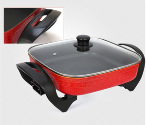 Olla caliente eléctrica multifuncional, olla antiadherente para cocina, sartenes eléctricas, aparato de cocina inteligente para el hogar - Product Image 3