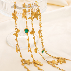 Stainless Steel <b>Bracelet</b> 18K Gold Plated Animal <b>Shell</b> Charm Women's Everyday Wear Jewelry - Product Image 2