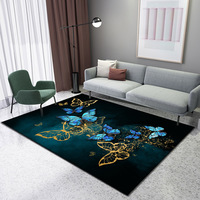 Fabricant en gros, tapis de sol en fourrure de style chinois imprimé en 3D, décoration intérieure, grands tapis pour le salon