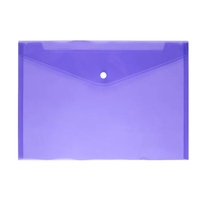 Carpeta con logotipo personalizado A4, carpeta de documentos de plástico, sobres, carpetas con cierre a presión, sobre con botón para tarjeta de visita
