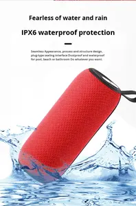 Haut-parleur sans fil portable étanche IPX6 avec basses puissantes, sortie 10W, lecteur de musique avec carte mémoire TF, haut-parleur Bluetooth - Product Image 3