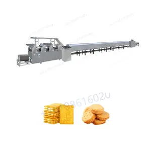 Fully Automatic Gas Tunnel Oven Hard/Soft Biscuit Making Machinery with Excellent Performance