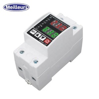Dispositif de protection contre les surtensions et les sous-tensions réglable sur rail DIN 230V, relais de protection numérique, protecteur de puissance électrique