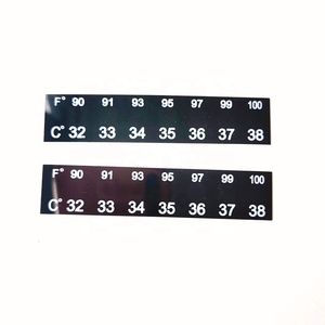 32-38C 90-100F Chất Lượng Cao Lcd Nhiệt Độ Tester Tinh Thể Lỏng Thermochromic Nhiệt Kế Dải Với Chất Kết Dính Nhãn Dán - Product Image 2
