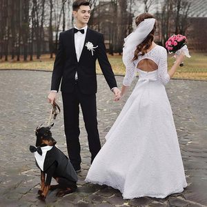 Conjunto <span class=keywords><strong>de</strong></span> Traje y Pañuelo para Perro HLC, Camisa Formal, Esmoquin para Mascotas, Disfraz para Perros, para Bodas, Festivales, Halloween, Navidad, Cumpleaños - Product Image 6