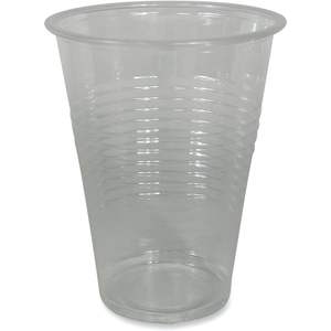 Vasos Fríos de Polipropileno Translúcido Boardwalk de 9 oz, Envueltos Individualmente, 1,000/Cartón, Tipo Pajita para Facilitar el Beber - Product Image 3