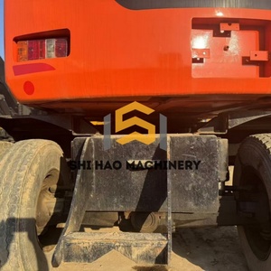High Quality Imported 15 Ton Korean Doosan DX150W-9C <b>Small</b> Construction Used <b>Wheel</b> Excavator - Product Image 3