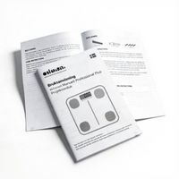 Brochure pliée en trois parties avec reliure à la selle, impression offset noir et blanc, manuel d'instructions, impression personnalisée