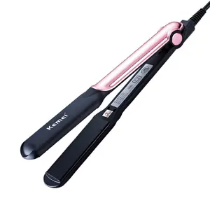 30s Speed Heat Hair Straightener Kemei KM-2113 Heat Insulation Material Adjustable Temperature Multi-speed Hair Curler