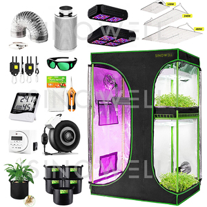 <span class=keywords><strong>Tente</strong></span> de culture intérieure 120x120x200 Carpa Cultivo Kit complet <span class=keywords><strong>Hydro</strong></span> tissu hautement réfléchissant 1680d Mylar 3x3 <span class=keywords><strong>tente</strong></span> de culture pour plante d'intérieur - Product Image 5