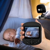 Nouvelle caméra de surveillance pour bébé avec vision nocturne, interphone vocal, surveillance à distance, écran de 2,8 pouces, caméra domestique pour les soins de bébé