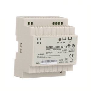 Spot Voorraad Producten <span class=keywords><strong>Dr</strong></span>-30-12 Rail Voeding Gloednieuwe Originele Technische Ondersteuning Beschikbaar Plc Controller - Product Image 1