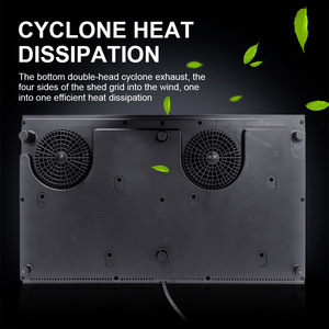 Fournisseur direct d'usine, cuisinière à induction <span class=keywords><strong>double</strong></span> haute puissance pour usage domestique, 2200W, <span class=keywords><strong>double</strong></span> plaque tactile, cuisinière électrique commerciale - Product Image 2