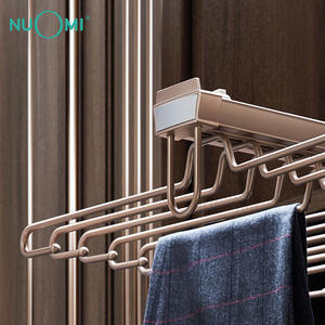 NUOMI VIOLET Organisateur de pantalons coulissant à double rangée, à fixation supérieure, pour armoire - Product Image 2